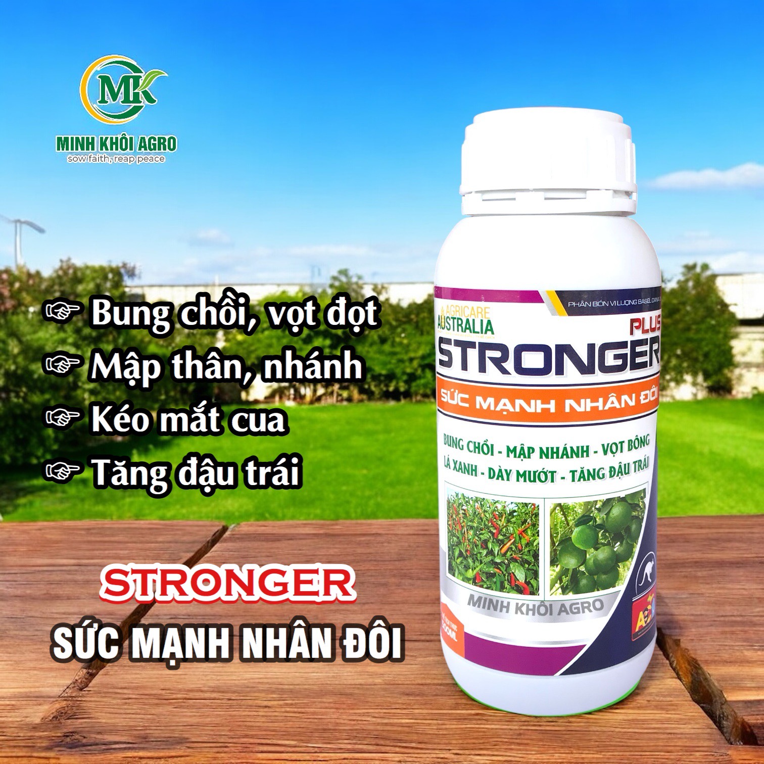 Phân bón vi lượng Stronger Plus - Chai 500ml